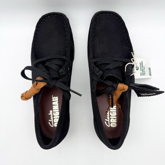 CLARKS Mens Wallabee Boot US 13 M EU 47 Brown Suede Leather NIB - Picture 10 of 12